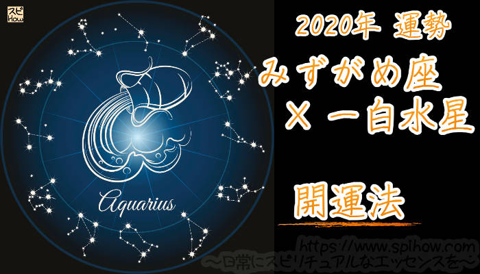 【開運アドバイス】みずがめ座×一白水星【2020年】のアイキャッチ画像
