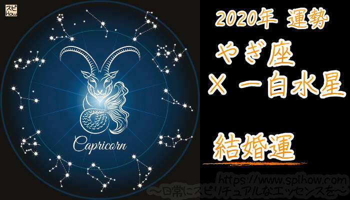 【結婚運】やぎ座×一白水星【2020年】のアイキャッチ画像