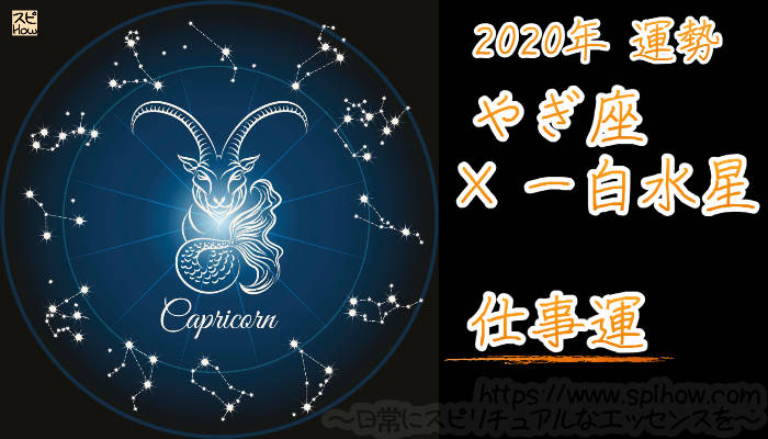【仕事運】やぎ座×一白水星【2020年】のアイキャッチ画像