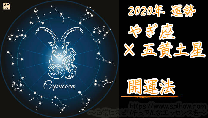 【開運アドバイス】やぎ座×五黄土星【2020年】のアイキャッチ画像