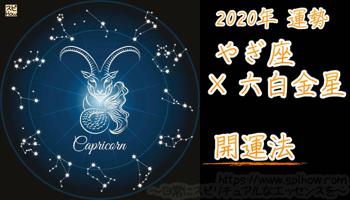 【開運アドバイス】やぎ座×六白金星【2020年】のアイキャッチ画像