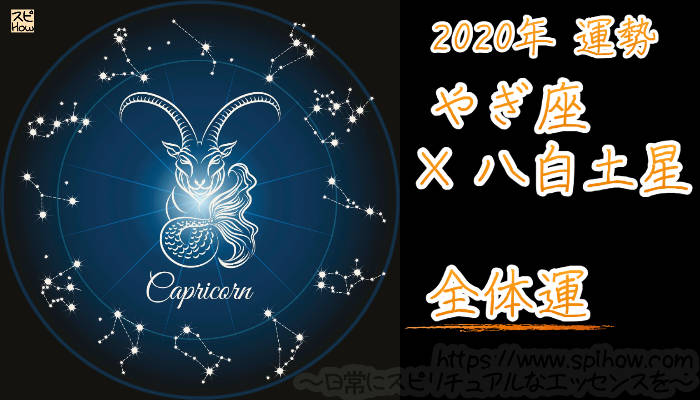 【全体運】やぎ座×八白土星【2020年】のアイキャッチ画像
