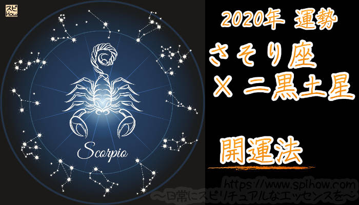【開運アドバイス】さそり座×二黒土星【2020年】のアイキャッチ画像